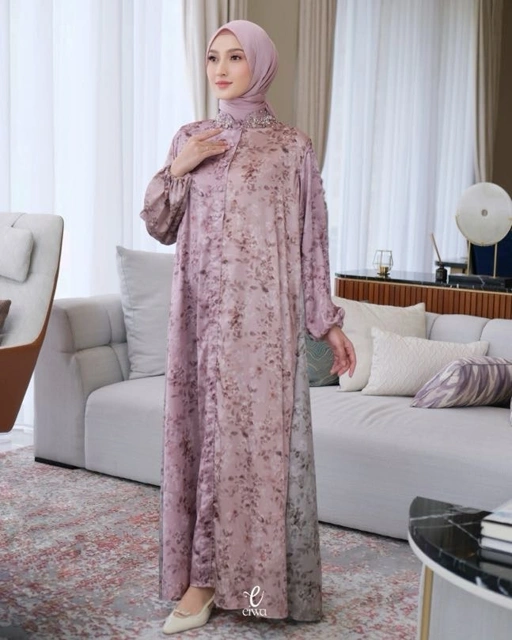 Image of Railene Dress Dusty Gradasi | Eiwa