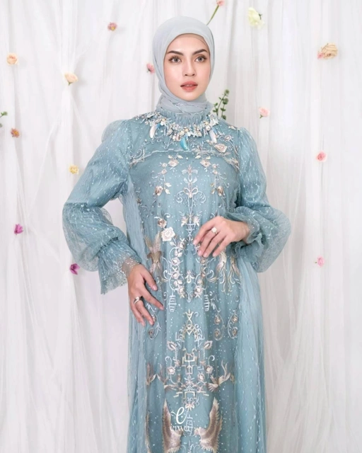 Image of Dayana Dress Sapphire | EIWA