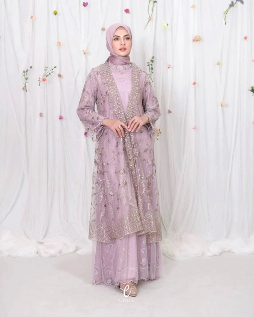 Image of La riana Dress Pale Dusty Lilac | EIWA