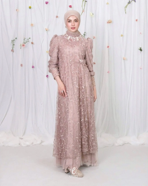 Image of Melisa Dress Nude | EIWA