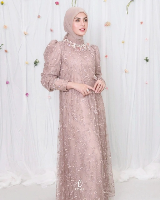 Image of Melisa Dress Nude | EIWA