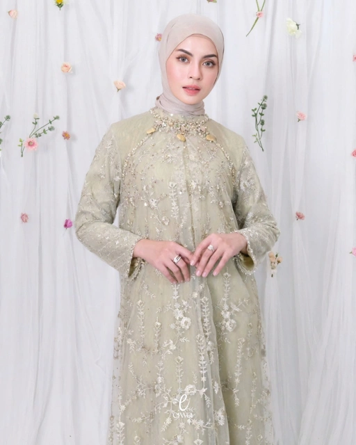 Image of La riana Dress Sage Green | EIWA