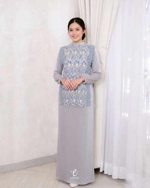 Image of Aida Dress Gray |EIWA