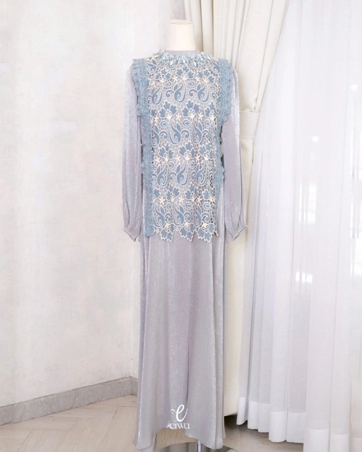 Image of Aida Dress Gray |EIWA