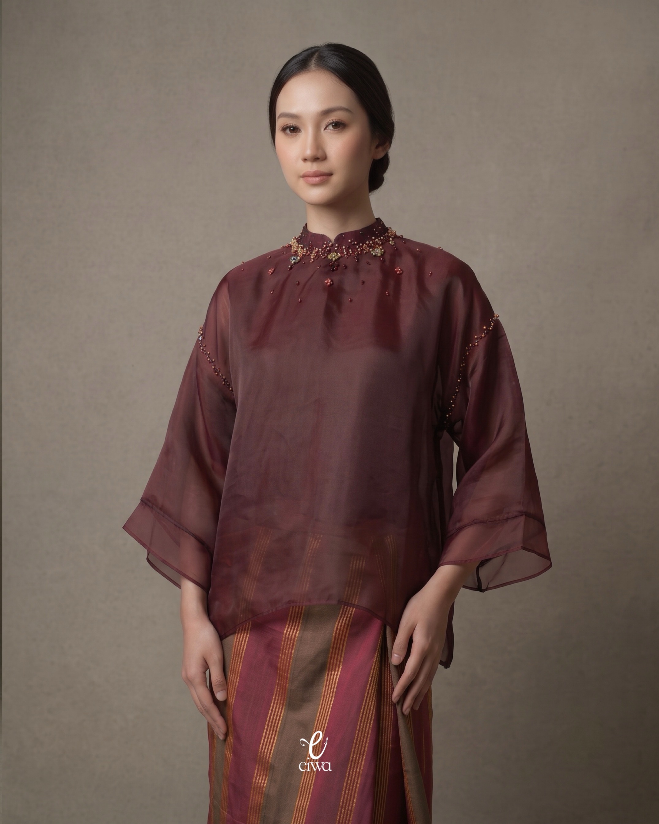 Verna Bodo Top Maroon | EIWA