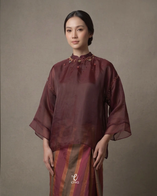 Verna Bodo Top Maroon | EIWA