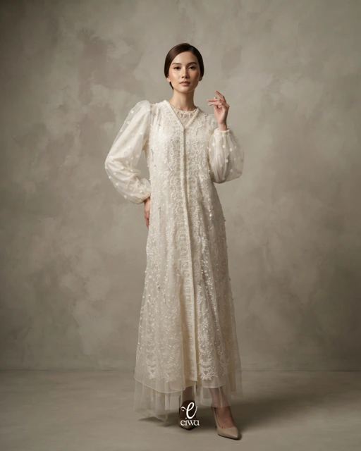 Dress Randania White | EIWA