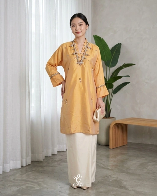 Image of Vyaara Bodo Top Apricot | EIWA