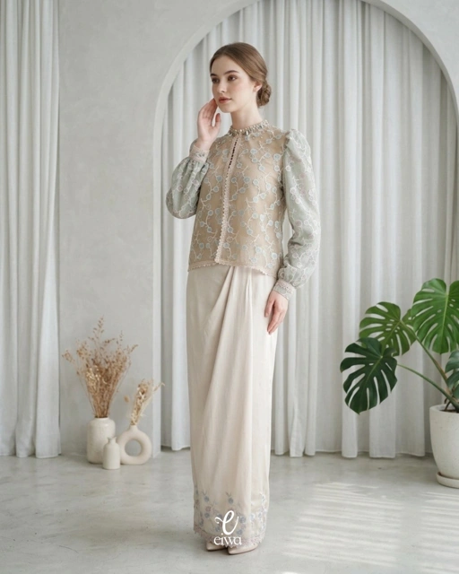 Image of Outer Top Selyni Brown Mint  | EIWA