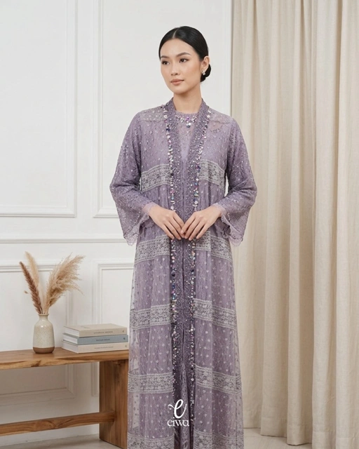 Image of Outer Dress Meilani Lilac | EIWA