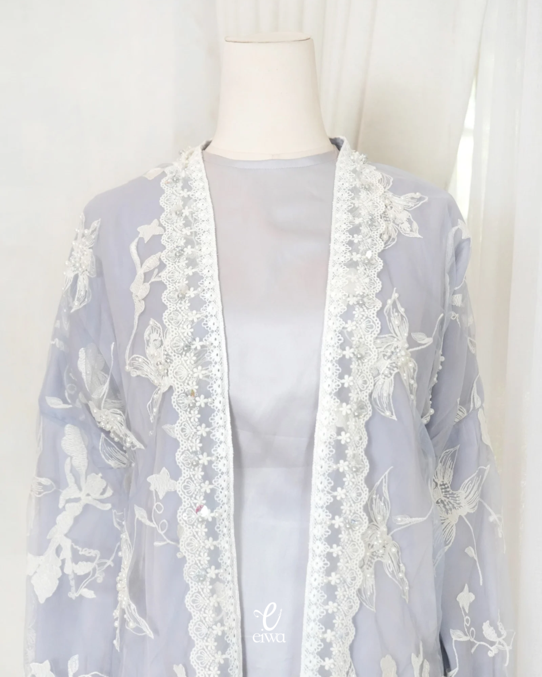 Outer Top Mayana White Blue | EIWA