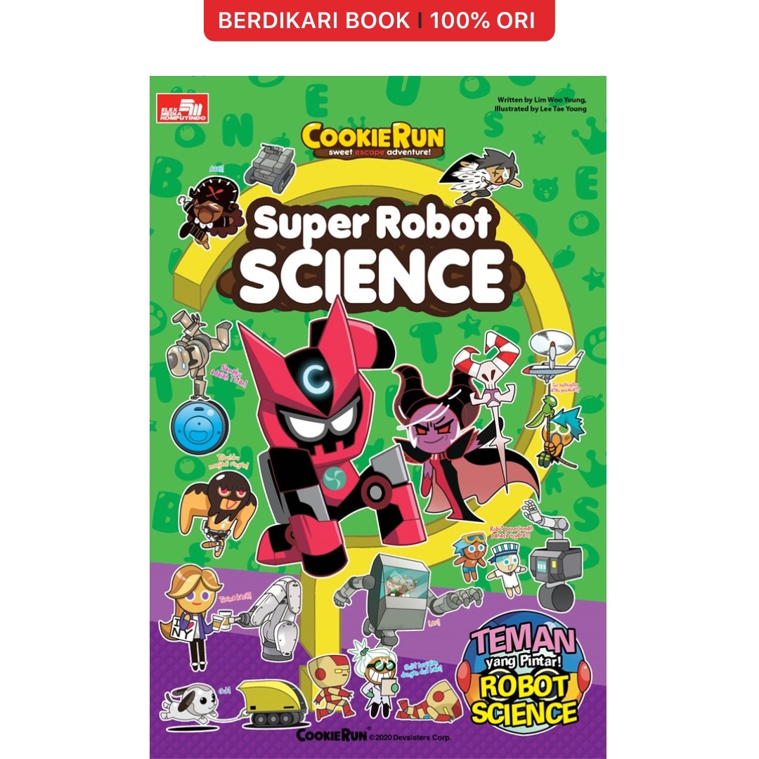 Cookie Run Sweet Escape Adventure! : Super Robot Science - Gramedia