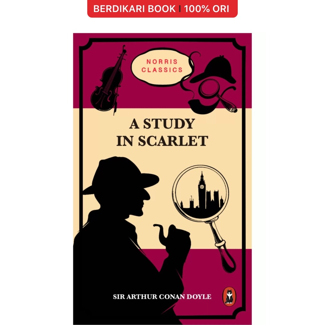 Sherlock Holmes; A Study in Scarlet (English Version) - Norris Book