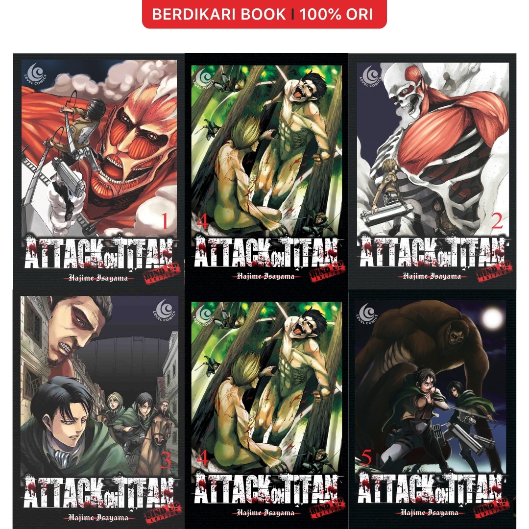 Level Comic: Attack On Titan Bind Up Edition 1-9 - Gramedia