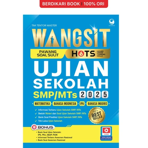 Image of WANGSIT (Pawang Soal Sulit) Ujian Sekolah (US) SMP/MTs 2025 - Gramedia