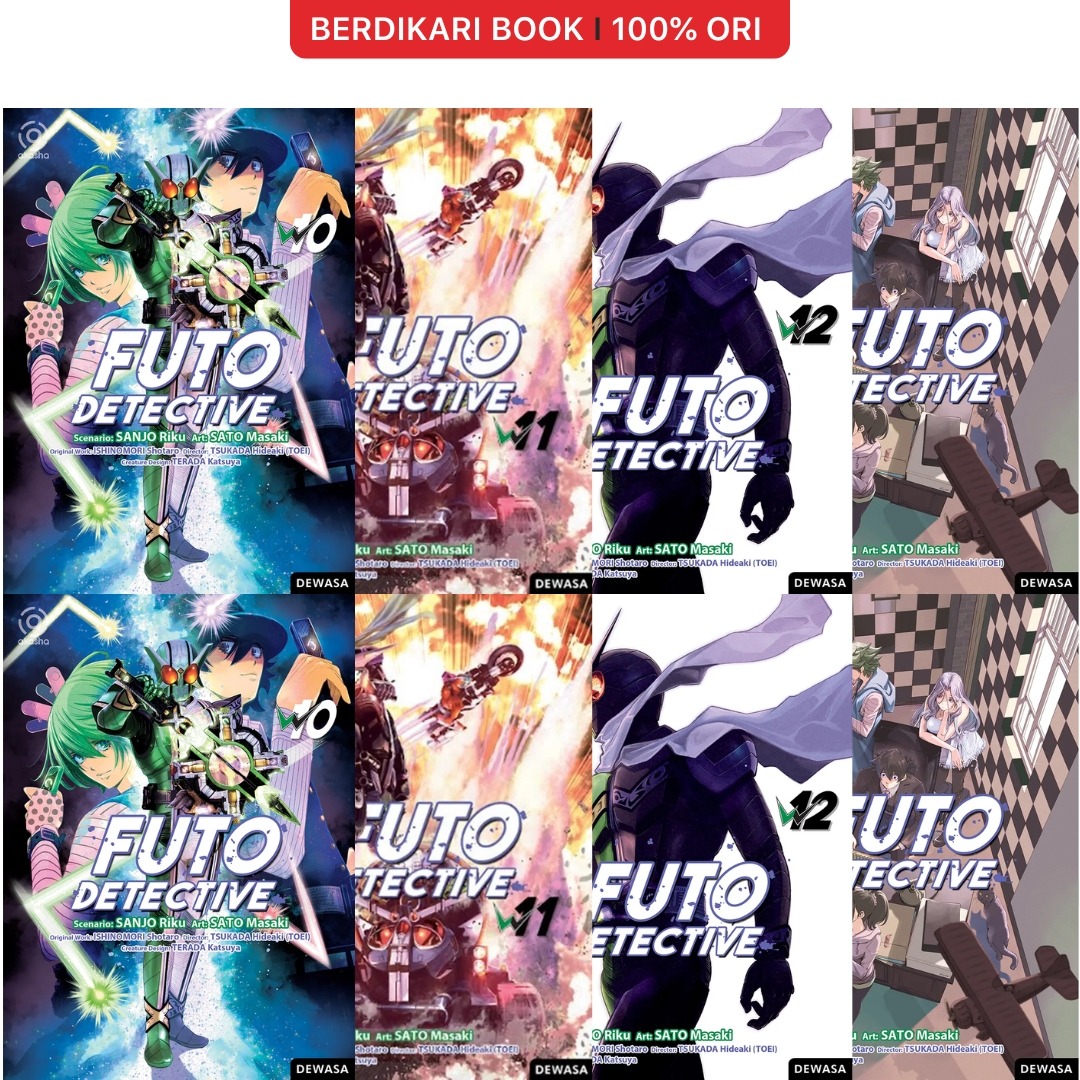 Komik Akasha : Futo Detective (Vol 10-13) - Gramedia