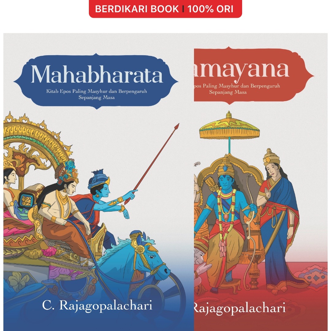 Mahabharata Ramayana Kitab Epos Paling Masyhur dan Berpengaruh Sepanjang Masa (Cover 2025) - Diva Press