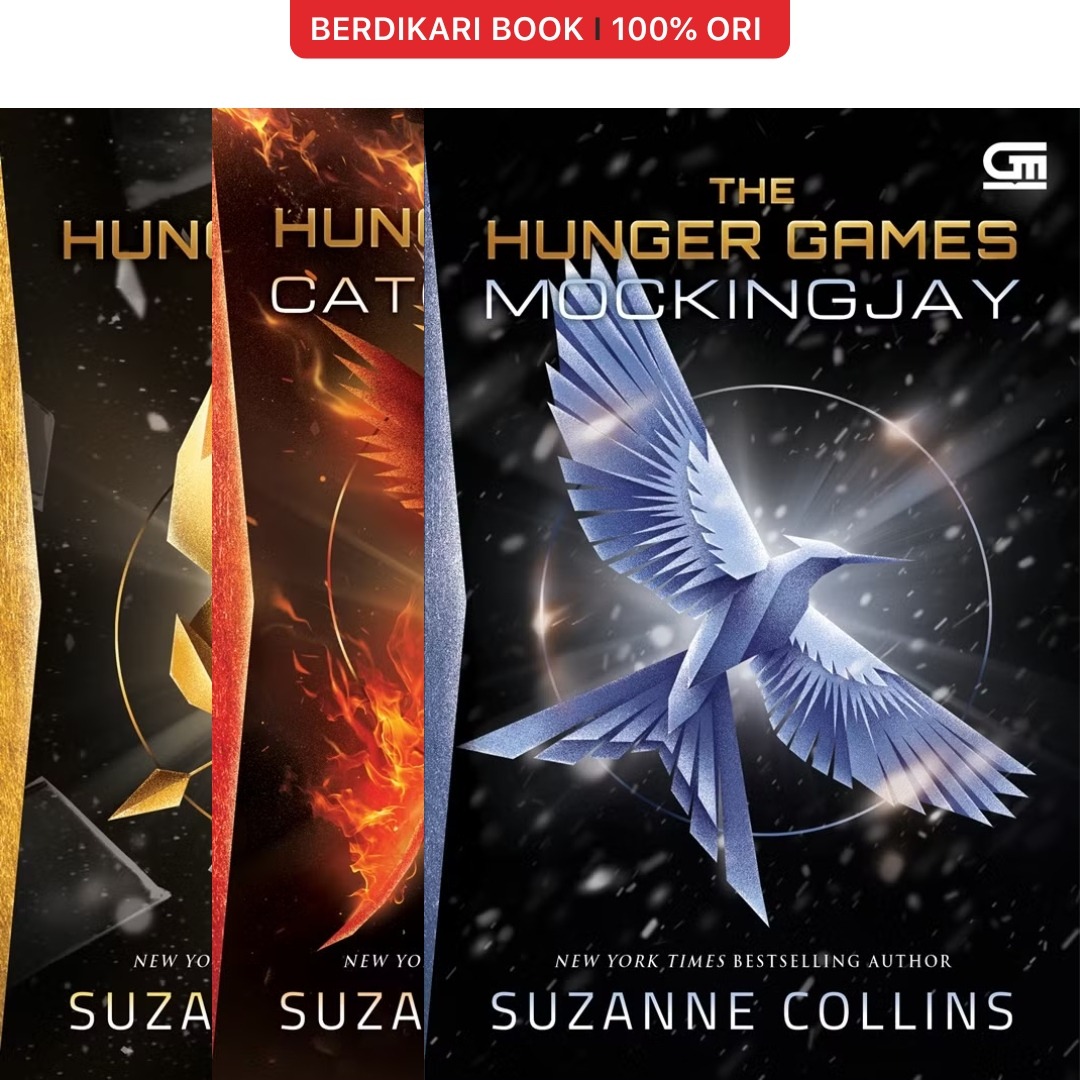 Hunger Games New #1-3 Suzanne Collins - Gramedia