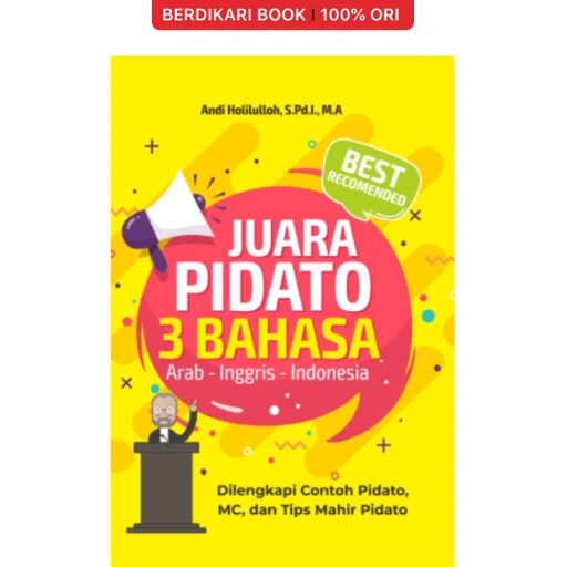 Image of Juara Pidato 3 Bahasa Arab-Inggris-Indonesia - Araska
