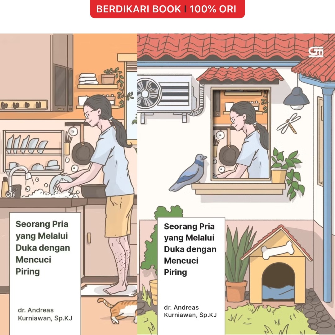 Seorang Pria yang Melalui Duka dengan Mencuci Piring - Gramedia