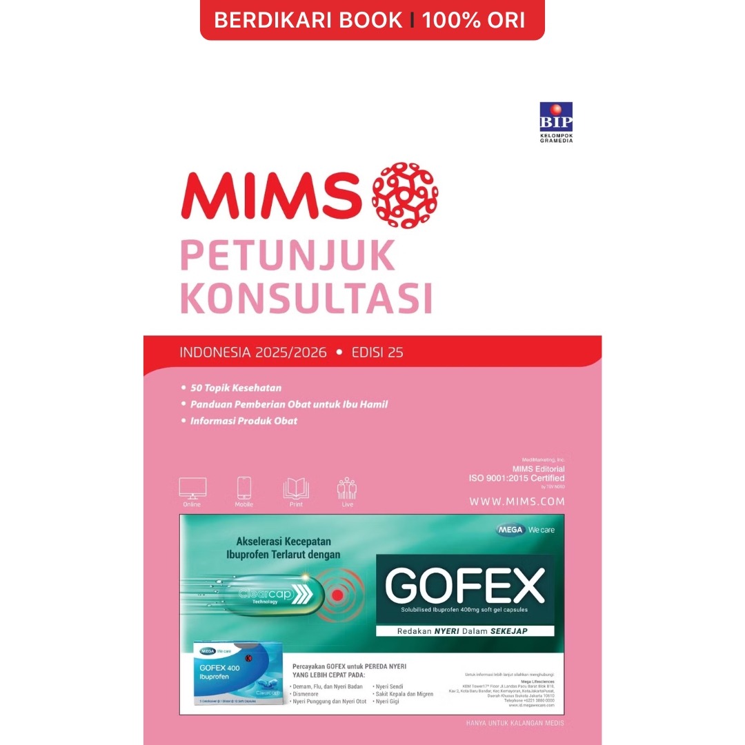 MIMS: Petunjuk Konsultasi Edisi 25 Tahun 2025/2026 - Gramedia