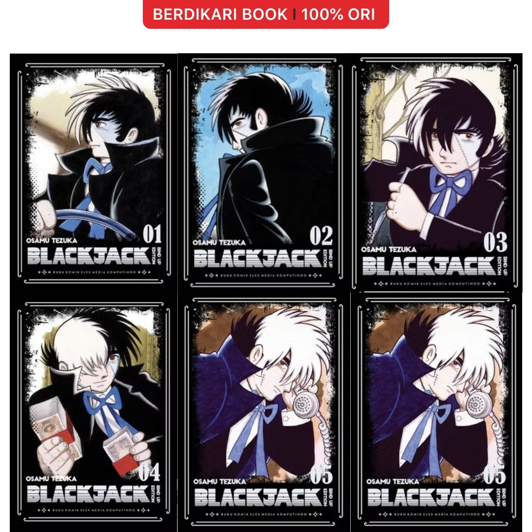 Black Jack Bind Up Edition 1-5 Osamu Tezuka - Gramedia