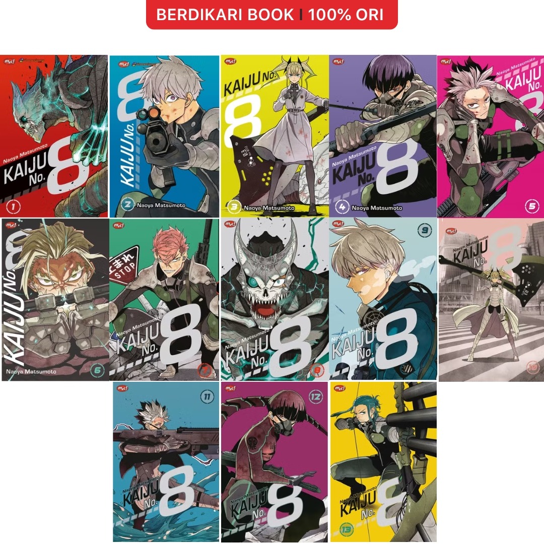 Komik Kaiju No. 8 Vol. 1-14 Naoya Matsumoto - Gramedia