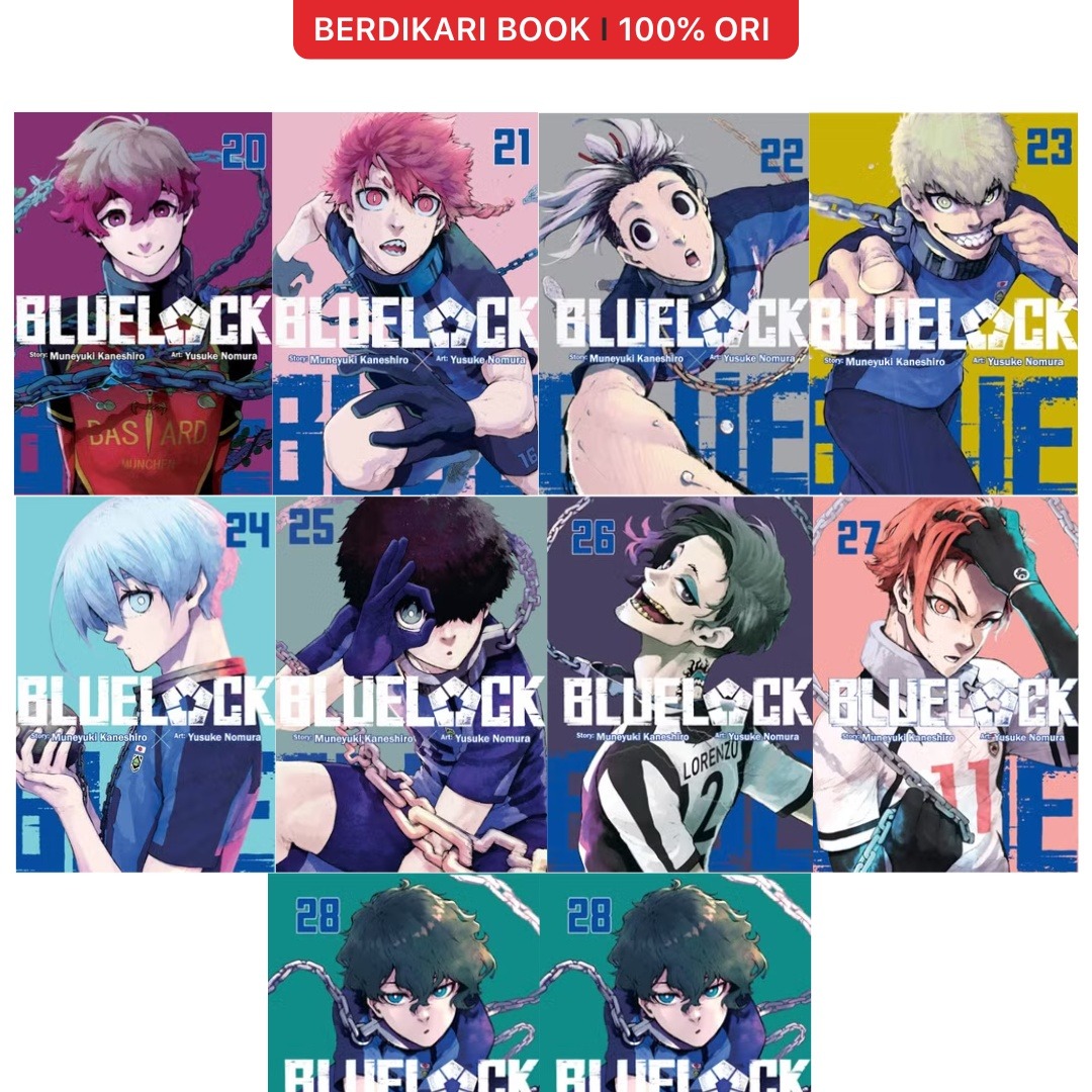 Komik Blue Lock Vol 20-28 Muneyuki Kaneshiro - Gramedia