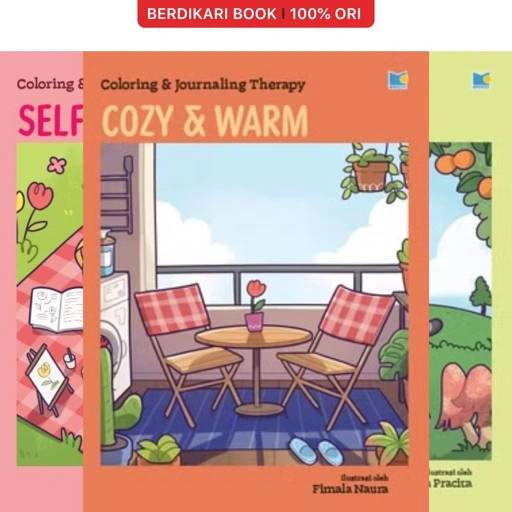 Image of Coloring & Journaling Therapy: Self-Love - Gramedia