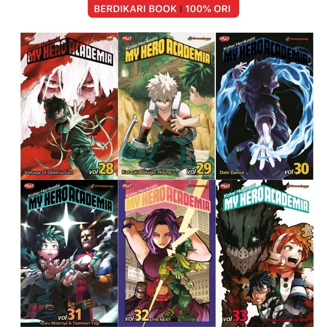 Komik My Hero Academia Vol.28-33 - Gramedia