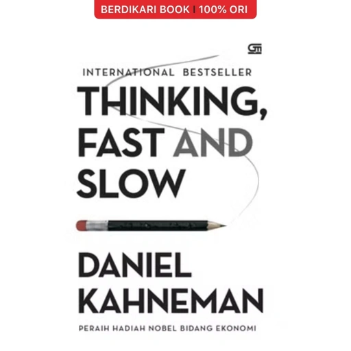 Image of Thinking Fast and Slow by Daniel Kahneman - Gramedia