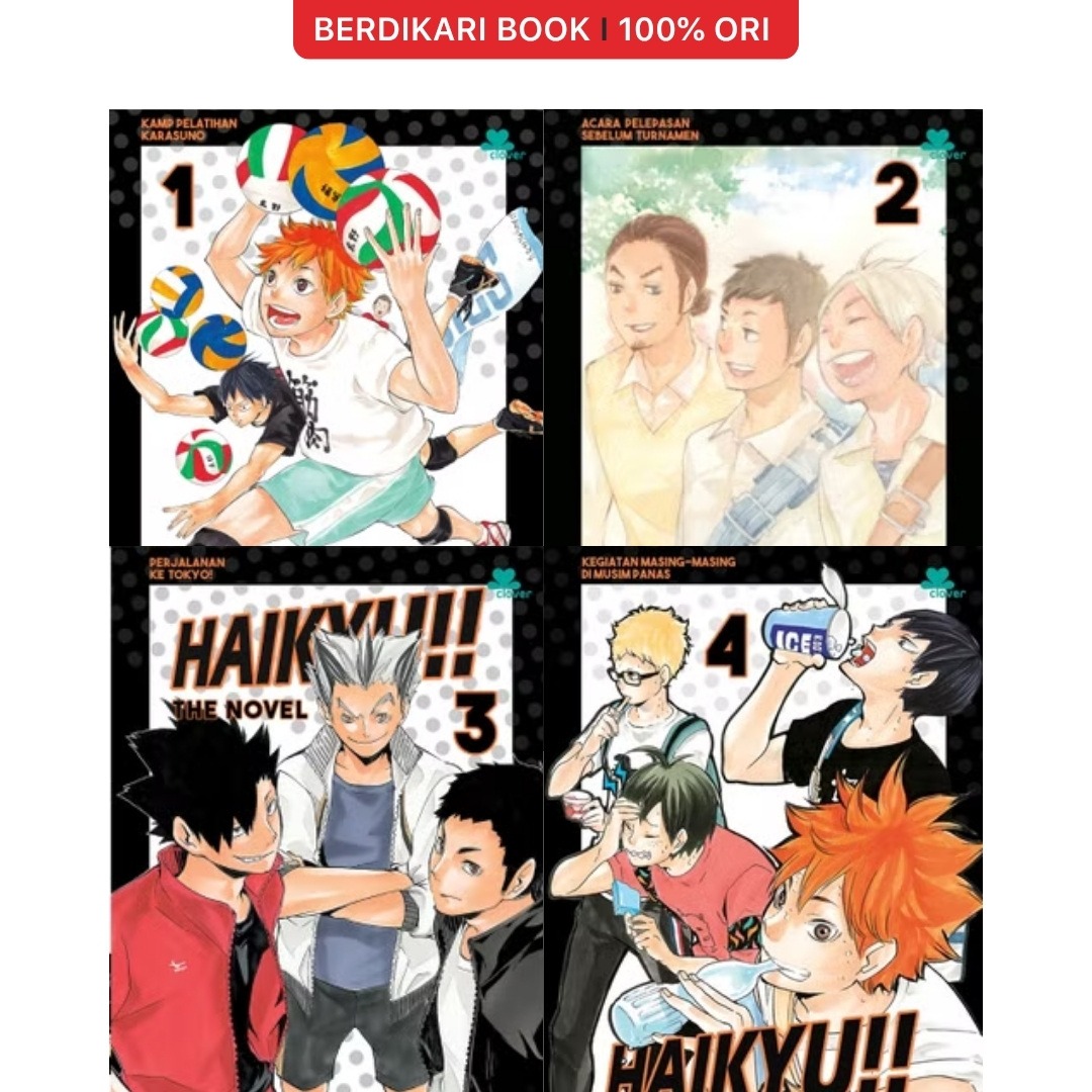 Haikyu!! The Novel 1-4 - Gramedia