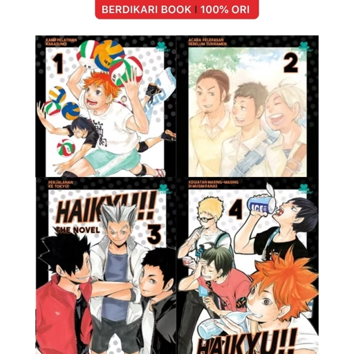 Image of Haikyu!! The Novel 1-4 - Gramedia