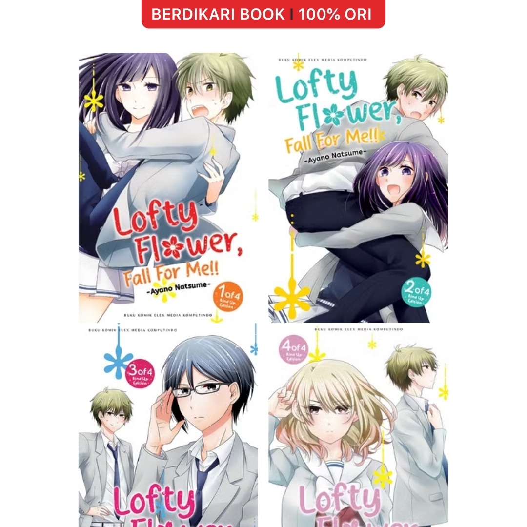 Komik Lofty Flower, Fall For Me!! 1-4 - Gramedia