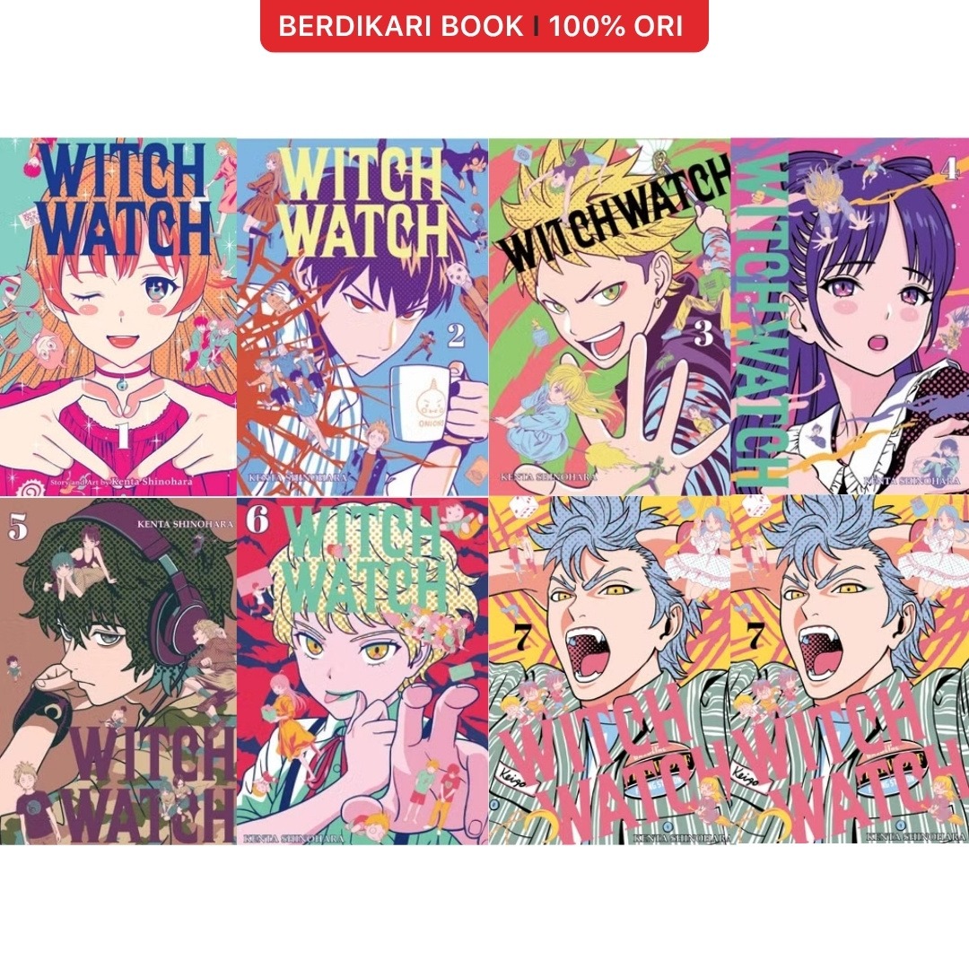 Komik Witch Watch Vol.1-7 Kenta Shinohara - Gramedia