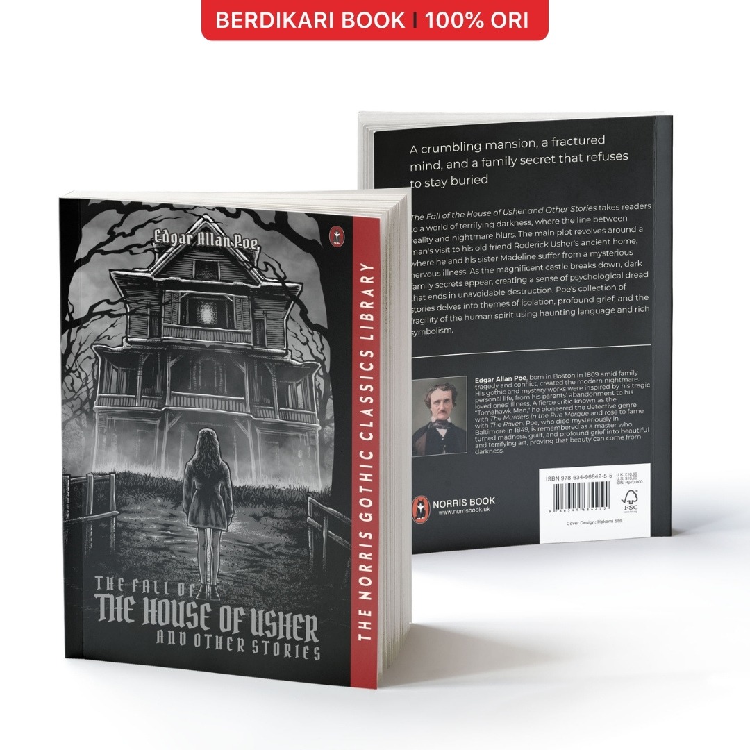 The Fall of the House of Usher and Other Stories (English Version) Edgar Allan Poe Gothic Classics - Norris Book