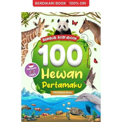 Billingual Boardbook 100 Hewan Pertamaku - KBC