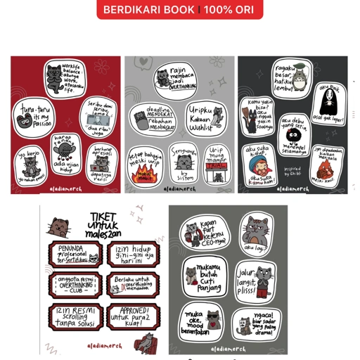 Stiker Sheet (Ald-003) - Aladiamerch