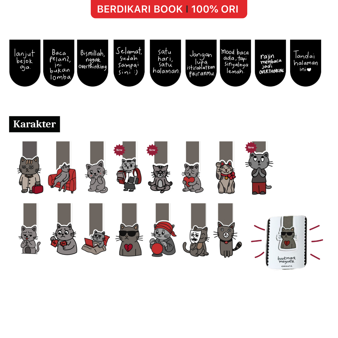 Bookmark Magnetik (Ald-006) - Aladiamerch
