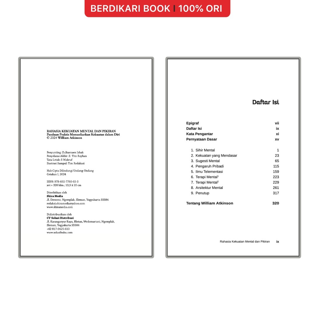 Rahasia Kekuatan Mental dan Pikiran - Shira Media