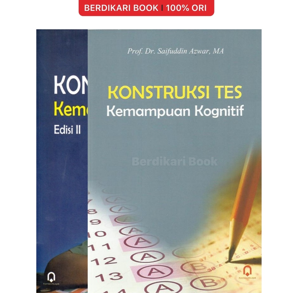 Berdikari - Konstruksi Tes Kemampuan Kognitif Jilid 1 & 2 - Pustaka Pelajar
