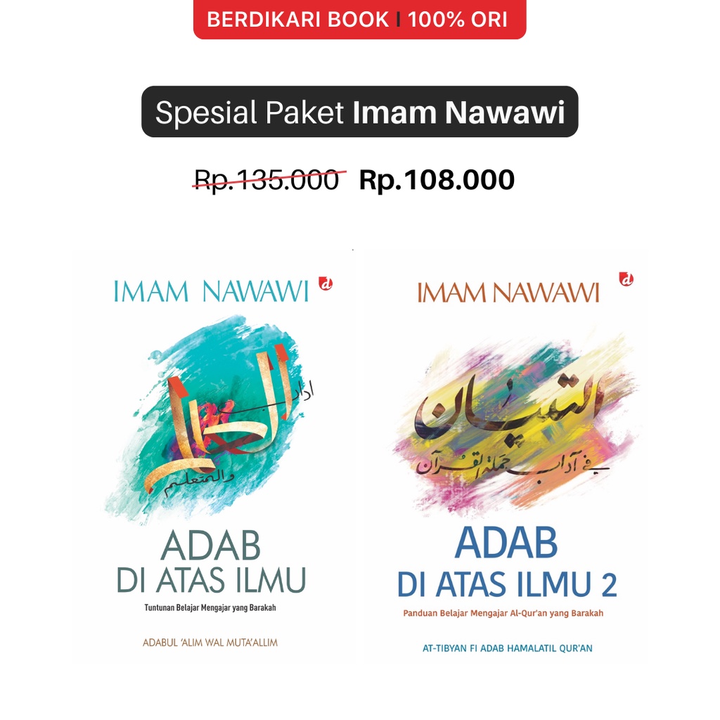 Spesial Paket Adab Di Atas Ilmu - Diva Press