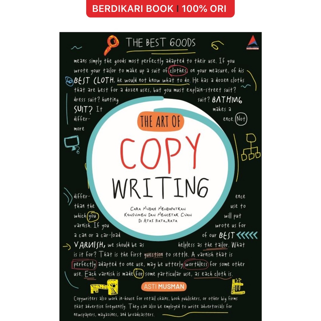 The Art of Copywriting : Cara Mudah Mendapatkan Konsumen dan Mencetak Cuan di Atas Rata-Rata - Anak Hebat