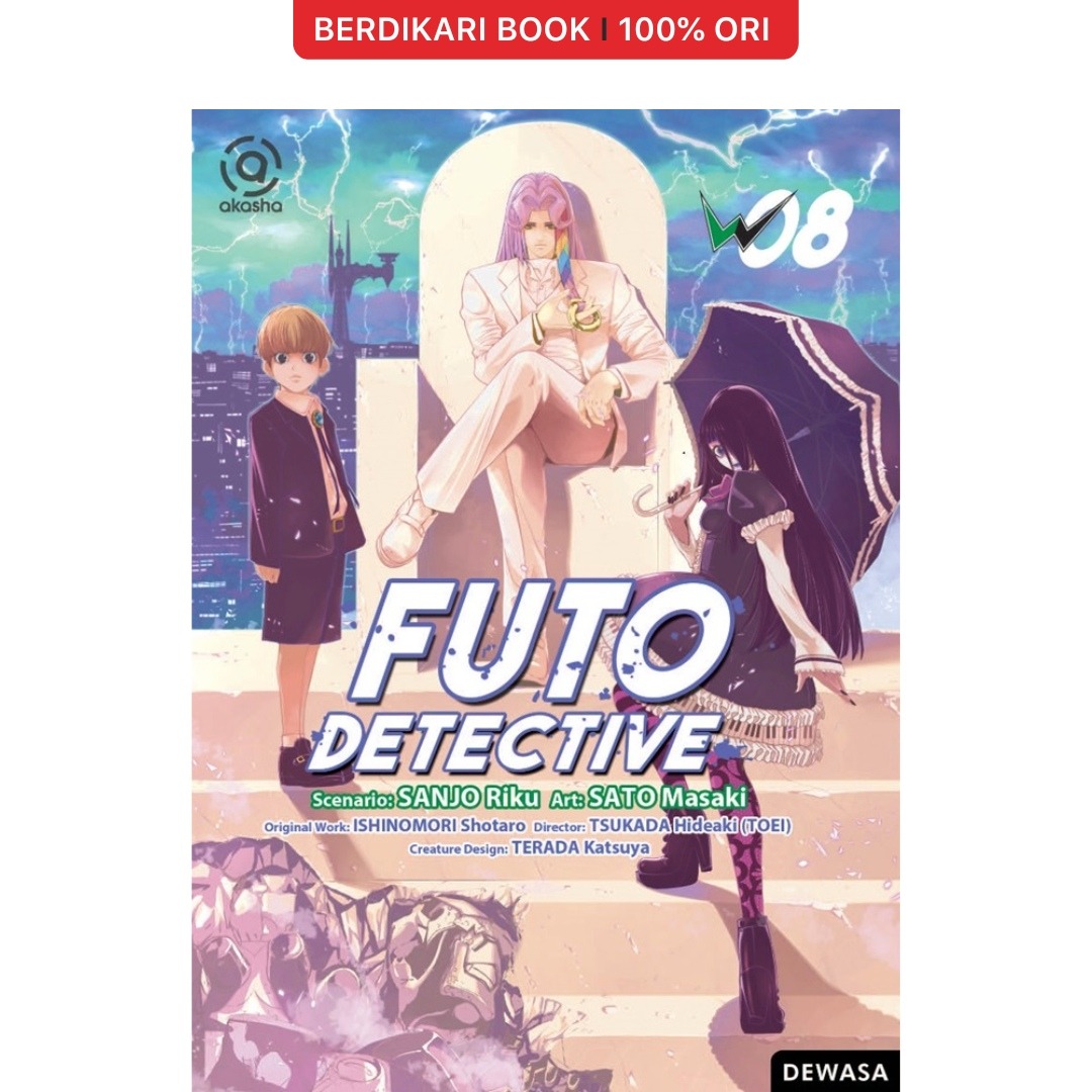 Komik AKASHA : Futo Detective 08 - Gramedia