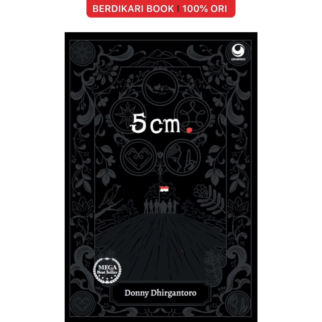 Novel 5 cm (Cover 2024) - Gramedia