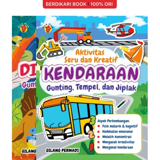 Aktivitas Seru dan Kreatif Gunting, Tempel dan Jiplak - Gramedia