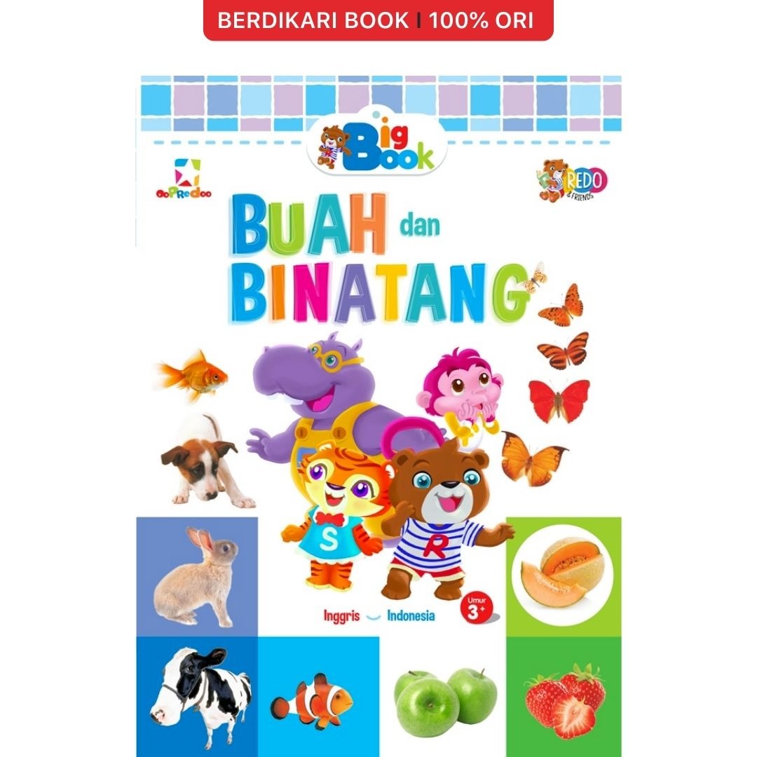 Opredo Big Book Redo & Friends: Buah Dan Binatang - Gramedia