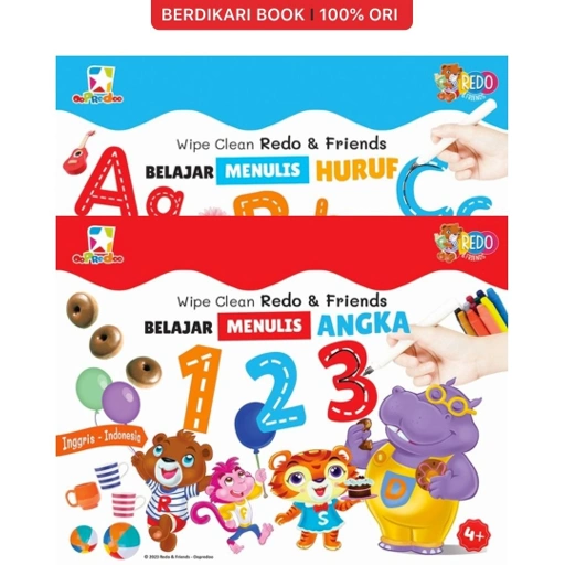 Image of Opredo Wipe Clean Redo & Friends - Gramedia