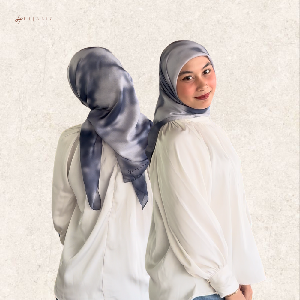 Hijabic - Abstract Pattern Scarves Vol VI ( Hijab Segiempat Motif Abstrak size 112x112cm Bahan Paris Original/Hijab Motif Paris)