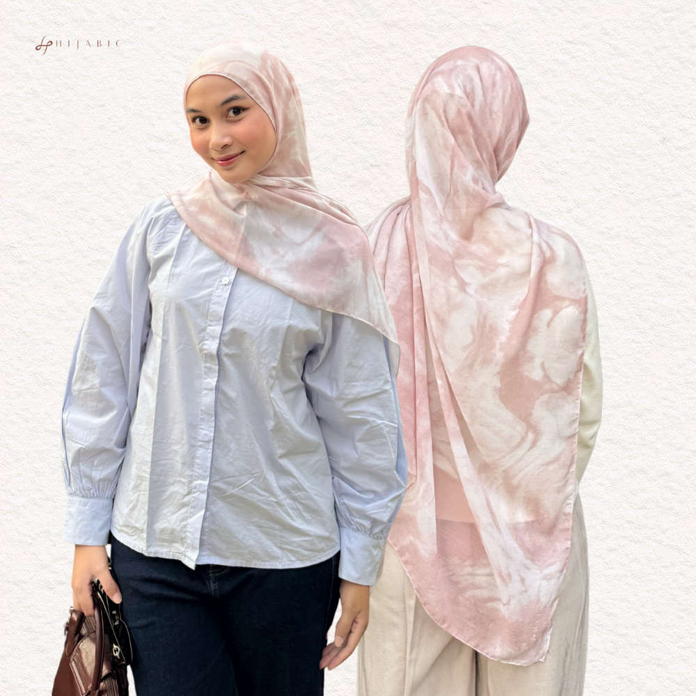 Hijabic - Abstract Pattern Shawl Vol V ( Hijab Pashmina Motif Abstrak size 180x70cm Bahan Paris Original/Hijab Motif Paris )